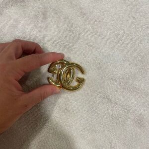 Gold Designer Belt Buckle (faux)